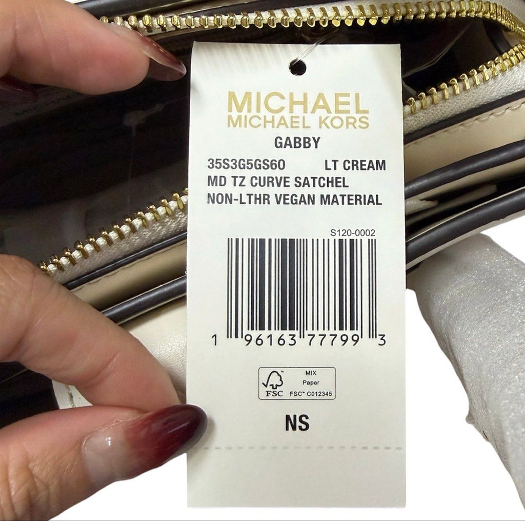 全新品❗️❗️❗️MICHAEL KORS GABBY 白色 中型 手提 斜背包 保證正品
