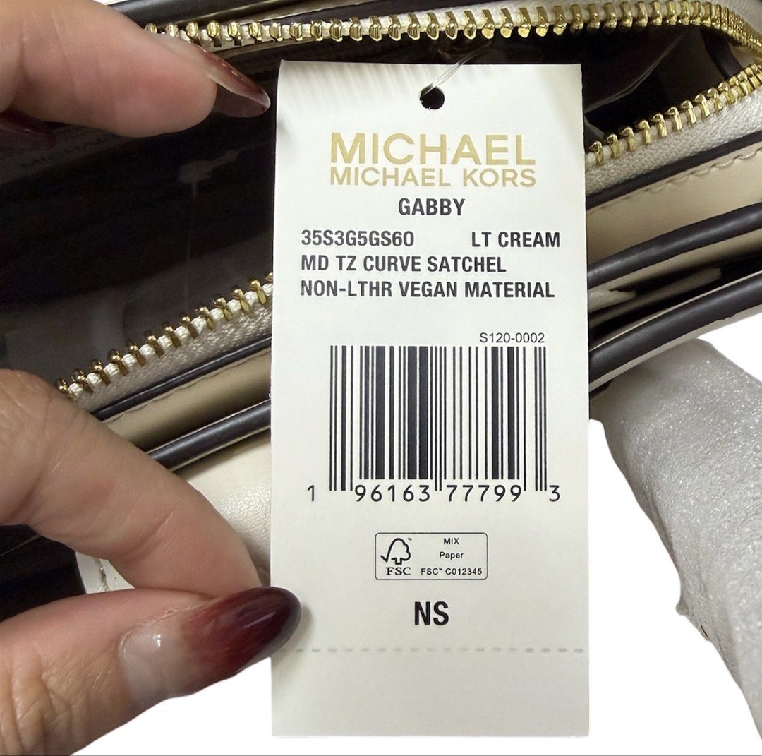 全新品❗️❗️❗️MICHAEL KORS GABBY 白色 中型 手提 斜背包 保證正品