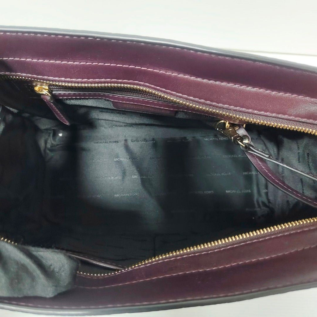 Michael Kors MK 肩背包 暗紫紅色 斜背包 保證正品