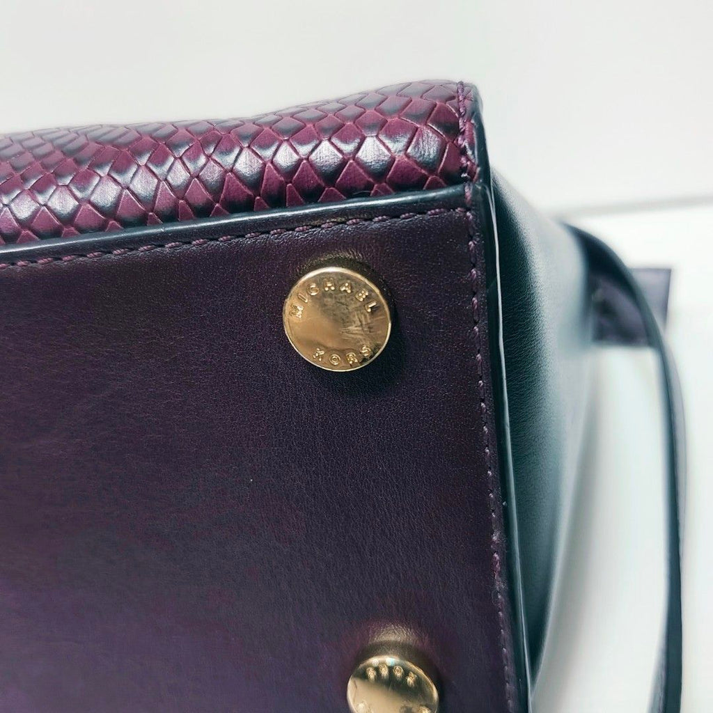 Michael Kors MK 肩背包 暗紫紅色 斜背包 保證正品