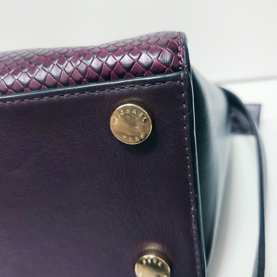 Michael Kors MK 肩背包 暗紫紅色 斜背包 保證正品