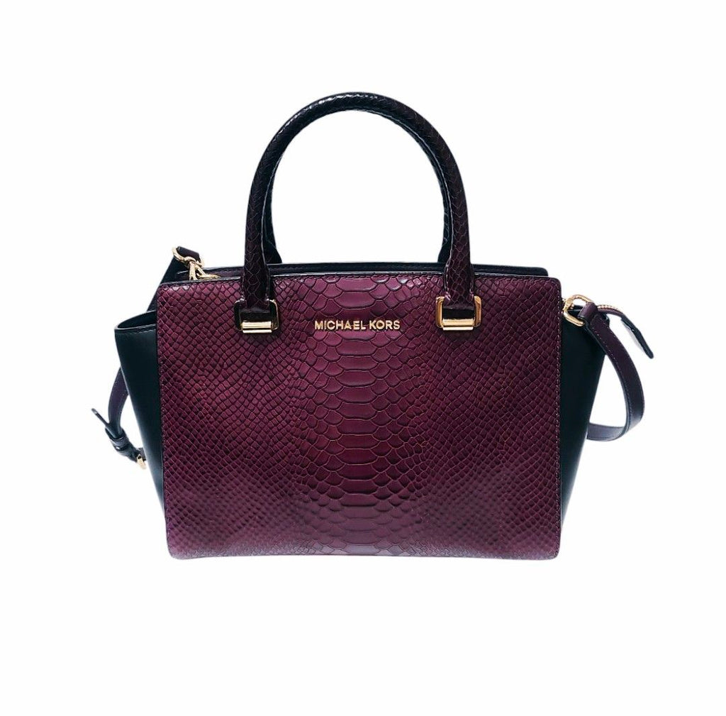 Michael Kors MK 肩背包 暗紫紅色 斜背包 保證正品