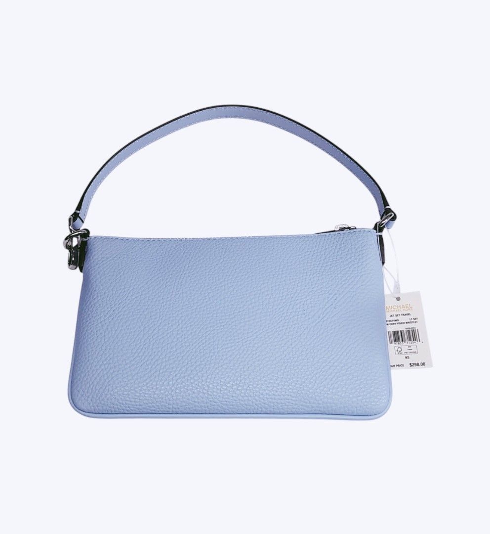 MICHAEL KORS 全新 大手拿包 藍色 保證正品