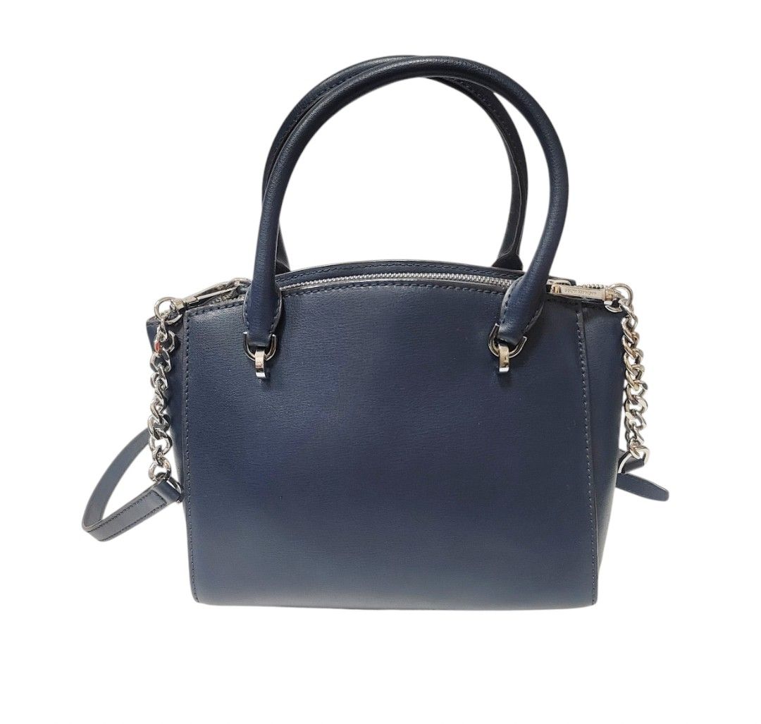 Michael Kors MK 深藍色 肩背包 斜背包 鏈條 保證正品