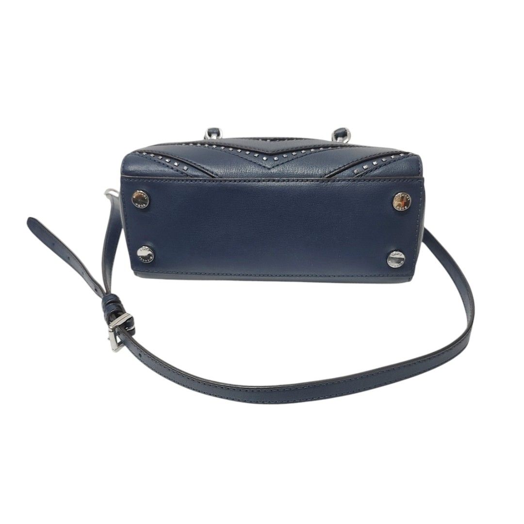 Michael Kors MK 深藍色 肩背包 斜背包 鏈條 保證正品