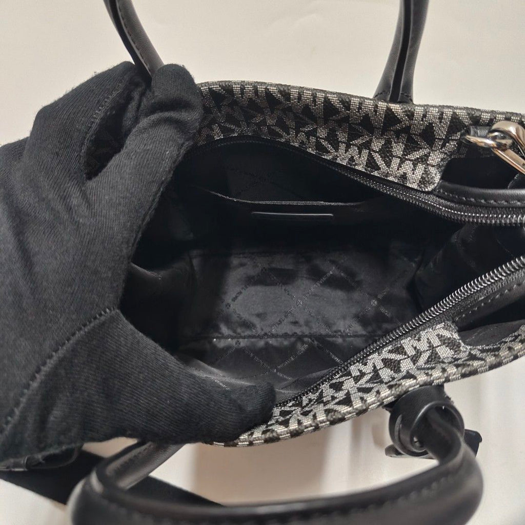 MICHAEL KORS MK 斜背包 手提包 黑白色 小包 漸層 保證正品
