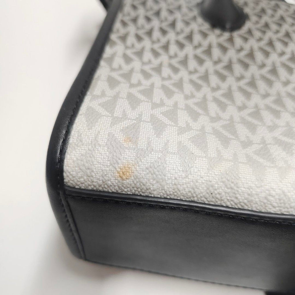 MICHAEL KORS MK 斜背包 手提包 黑白色 小包 漸層 保證正品