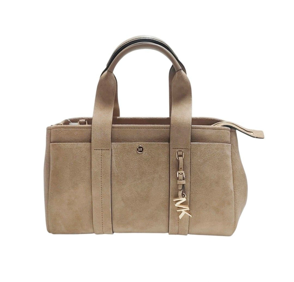❗️ MICHAEL KORS MK 麂皮 手提包 卡其色 斜背包 全新 保證正品