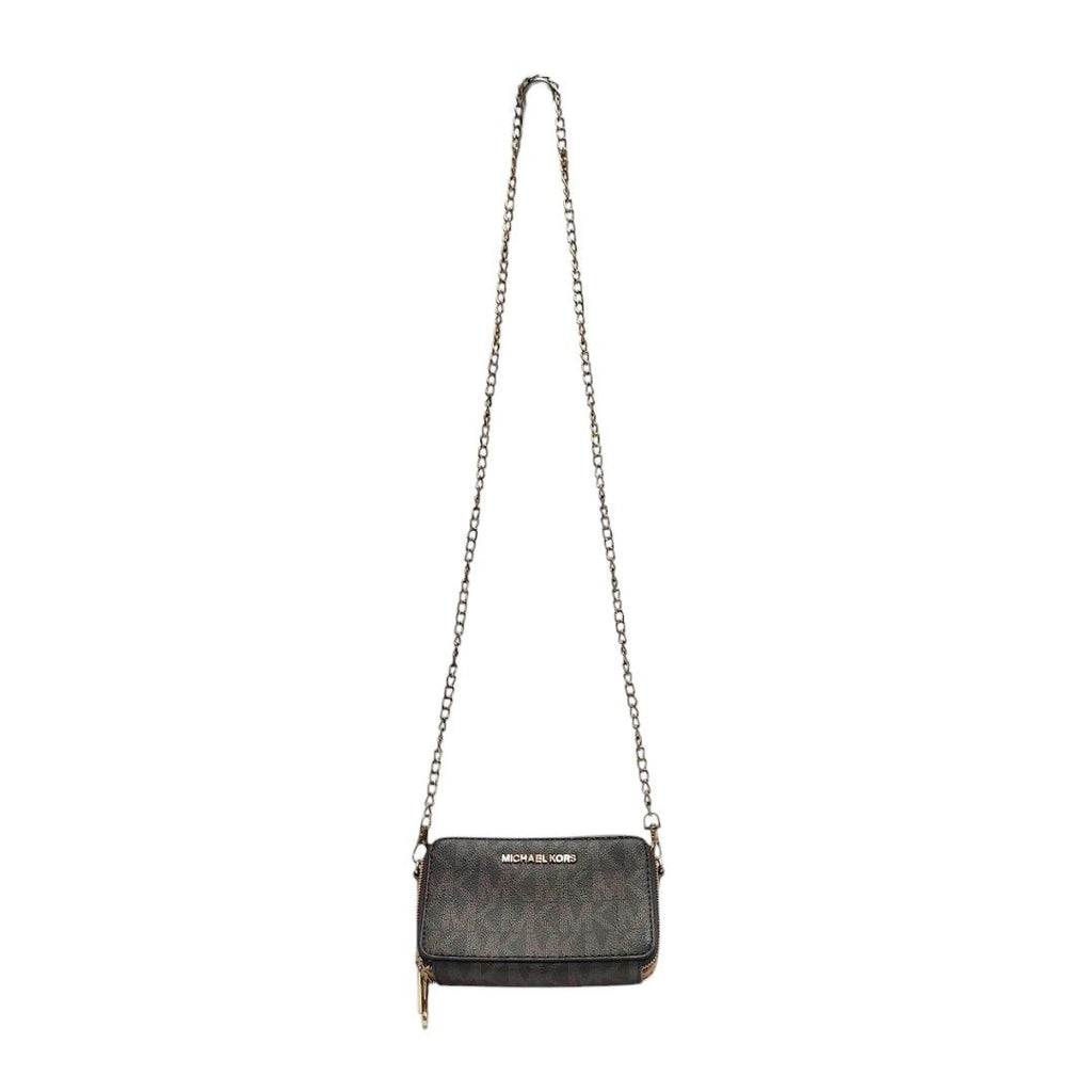 MICHAEL KORS MK WOC 卡夾 零錢包 斜背包 咖啡色 小包 保證正品