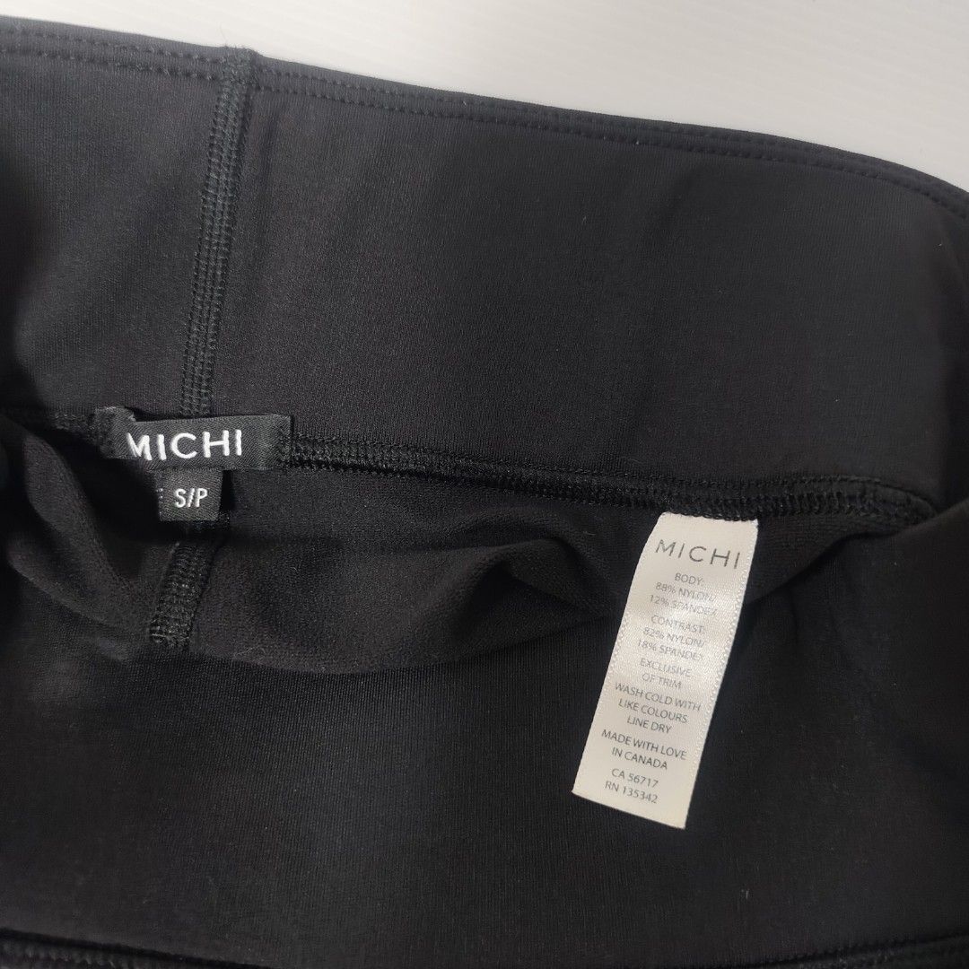 MICHI 黑色 瑜珈褲 韻律褲 褲 褲子 保證正品