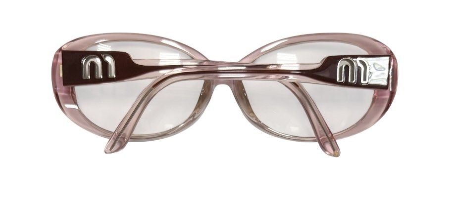 MIU MIU 粉紫紅 平光 眼鏡 保證正品