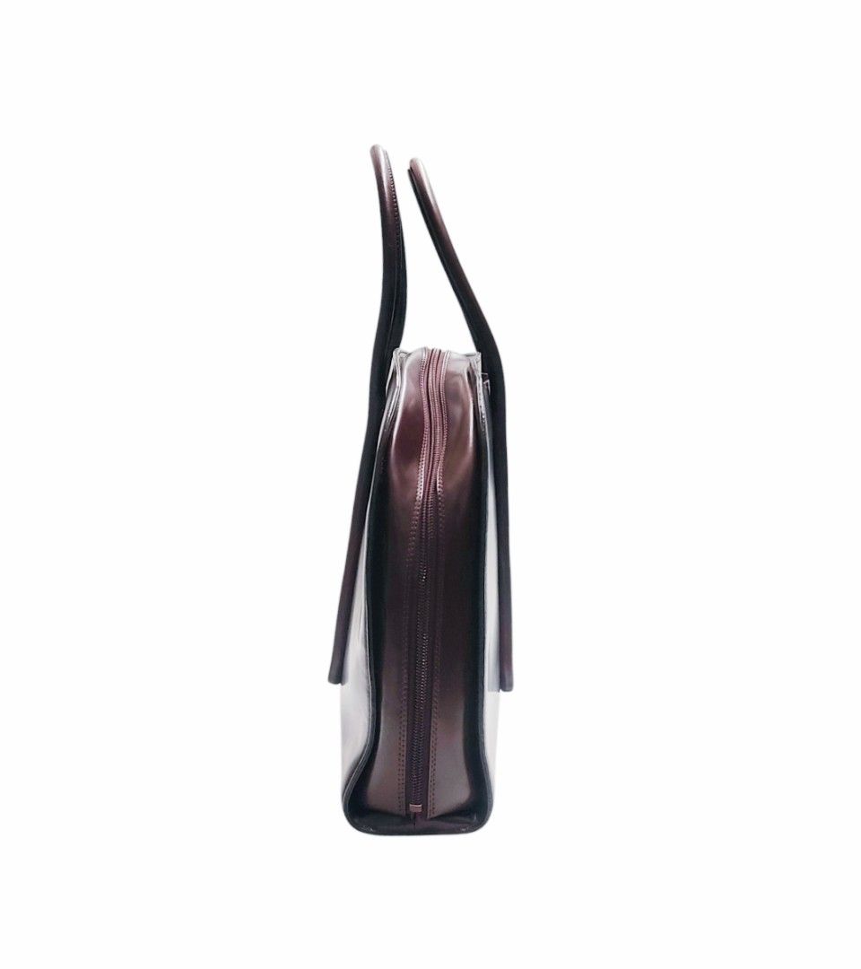 ⚠️ 請詳閱商品描述❗️ MIYAKE DESIGN STUDIO 手提包 公事包 皮革 紅棕色 保證正品