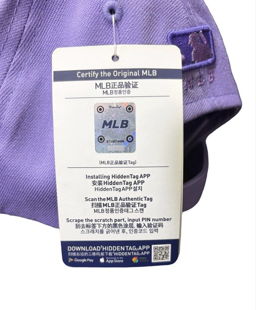全新品❗️❗️❗️MLB 紫色 道奇 棒球帽 保證正品