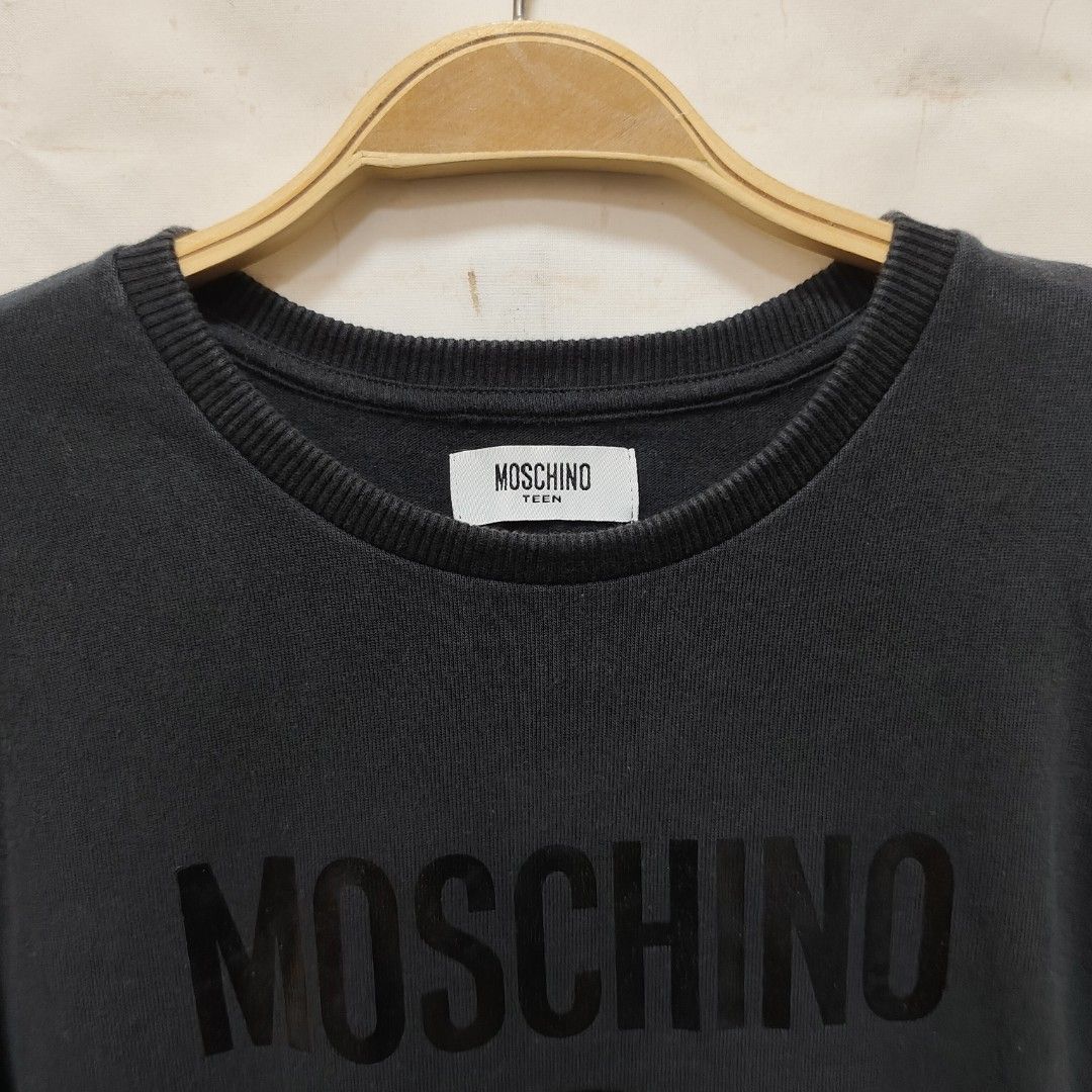 MOSCHINO T 黑色 長袖 冬季 上衣 保證正品