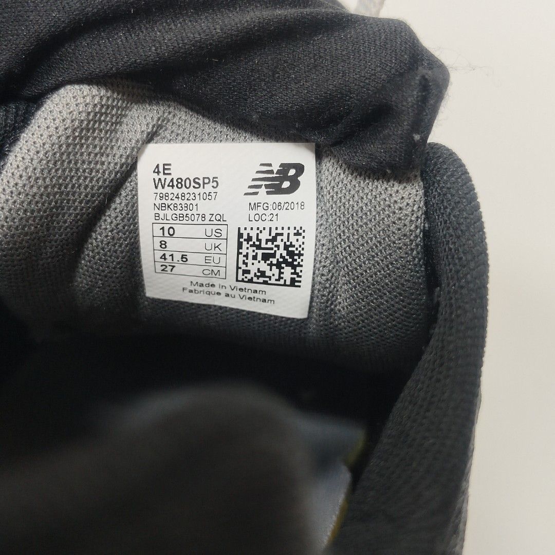 NEW BALANCE 480 紐巴倫 鞋 黑色 保證正品
