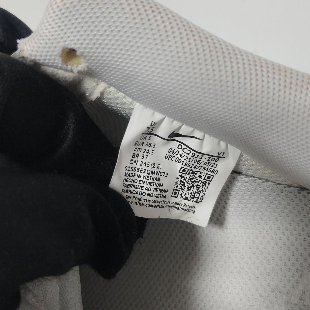 NIKE 鞋 白色 38.5號 保證正品