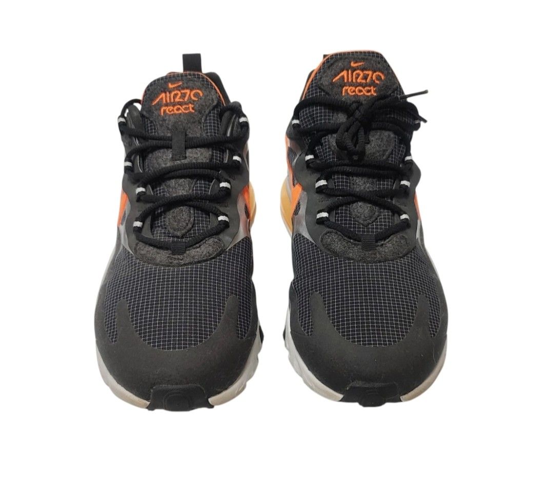 NIKE REACT 鞋 黑色 橘色 運動鞋 球鞋 保證正品