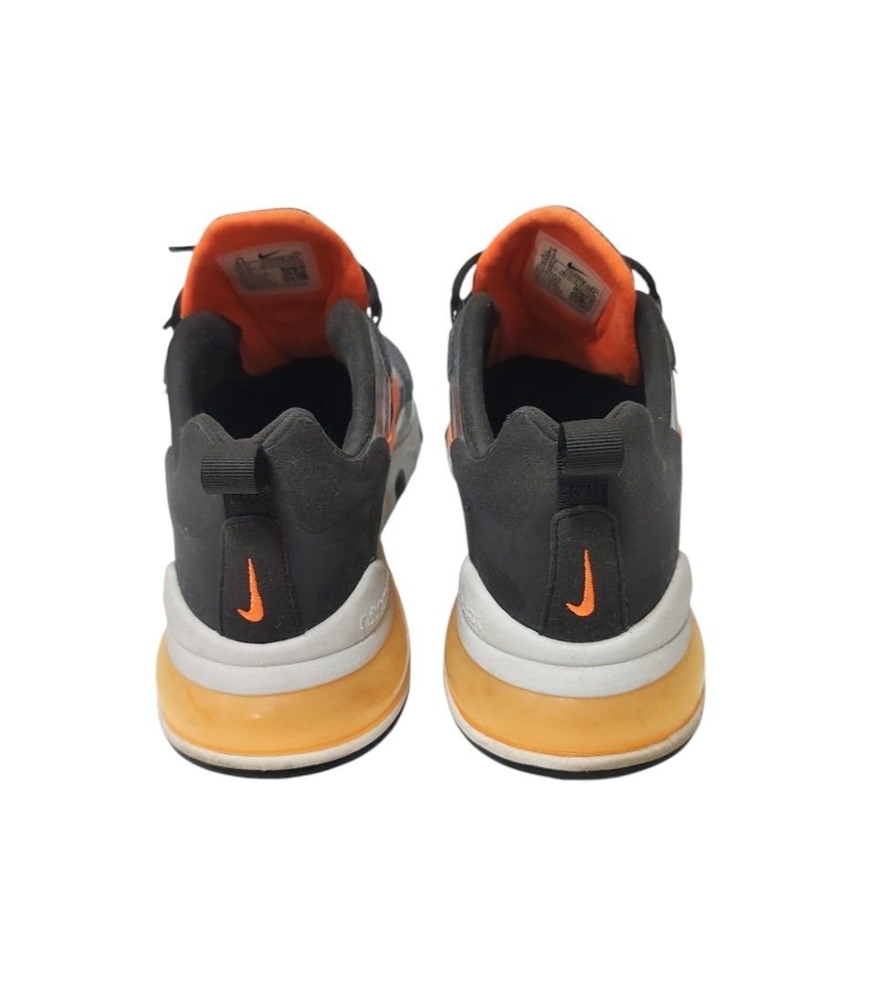 NIKE REACT 鞋 黑色 橘色 運動鞋 球鞋 保證正品