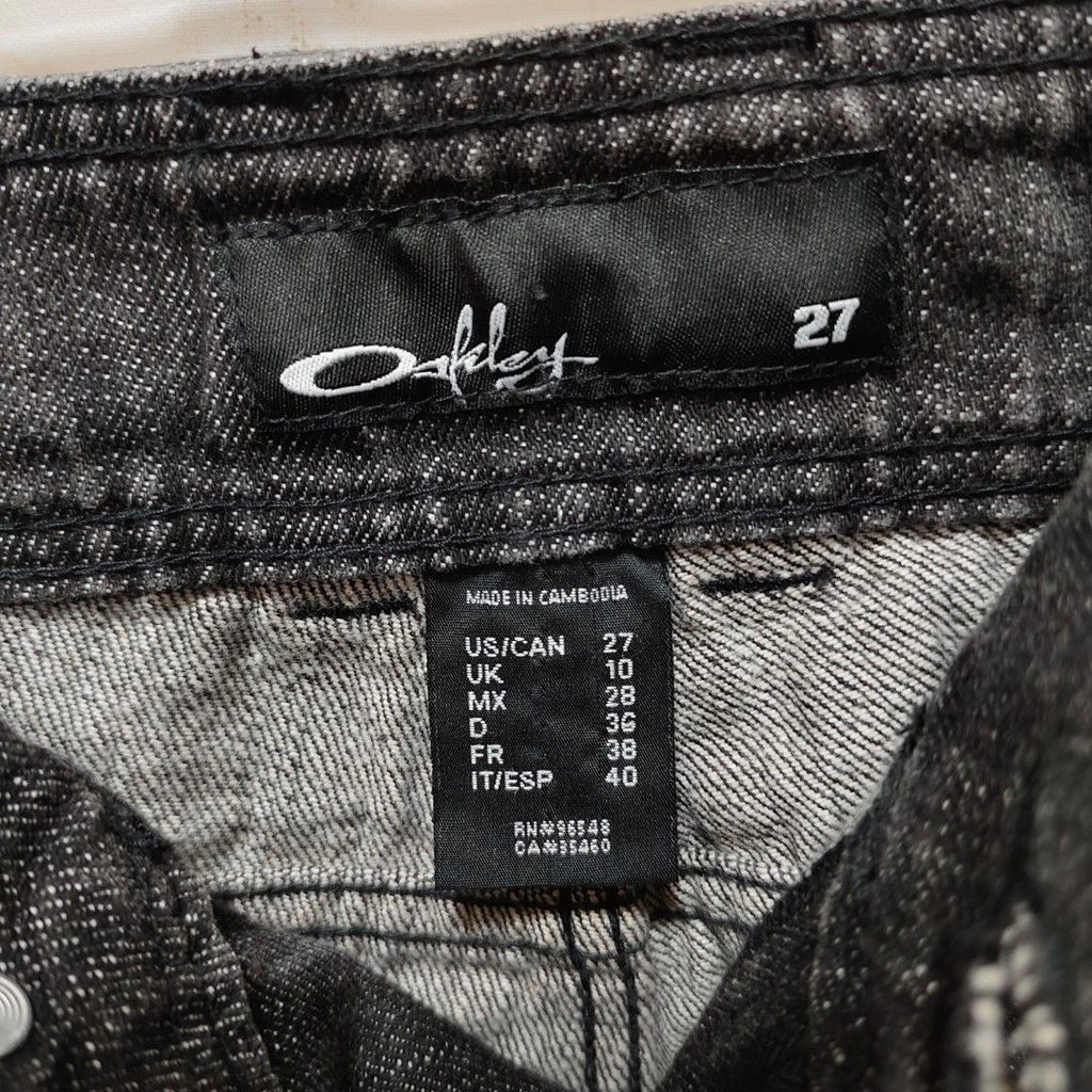 OAKLEY 灰黑 牛仔褲 長褲 保證正品