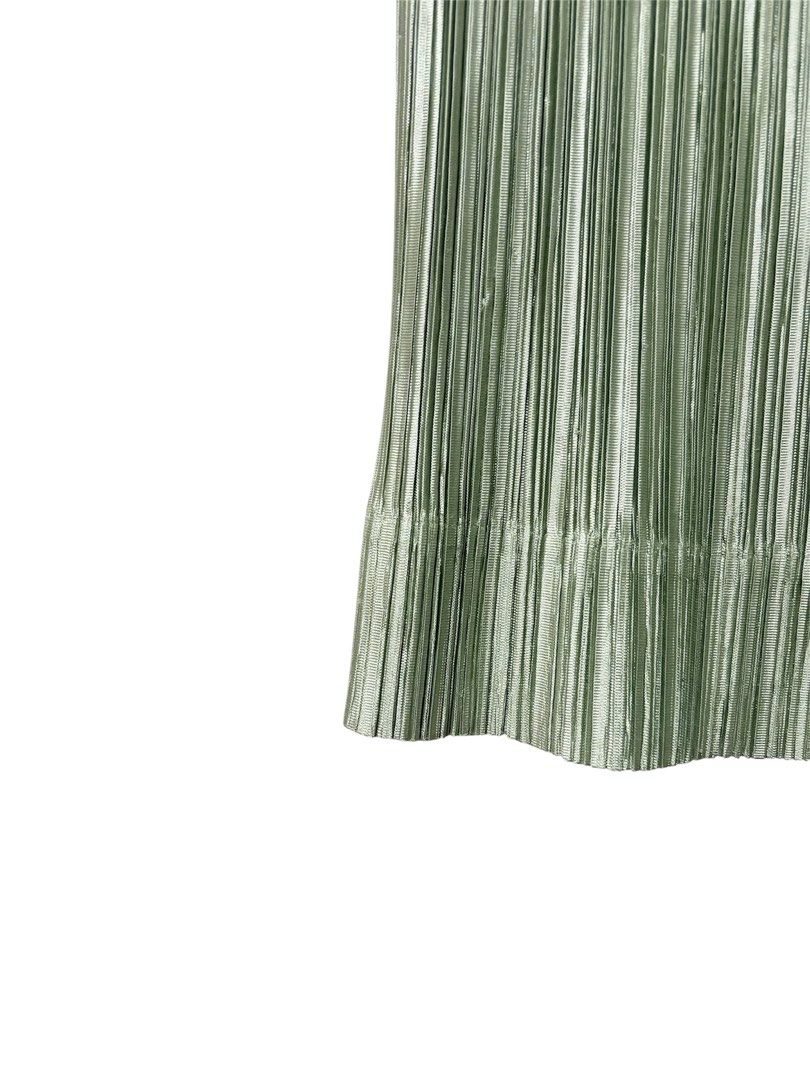 PLEATS PLEASE PP ISSEY MIYAKE 三宅 摺衣 皺褶 綠色 長裙 3號 保證正品
