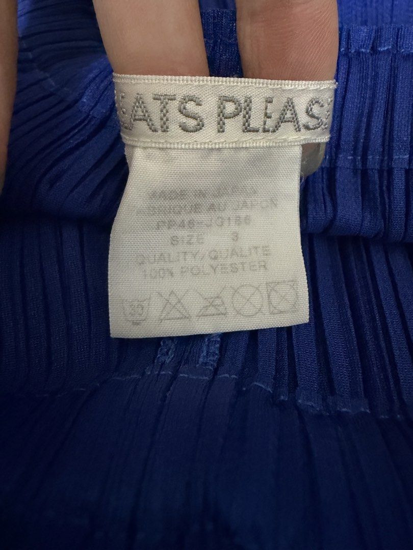 PLEATS PLEASE PP ISSEY MIYAKE 三宅 摺衣 皺褶 藍色 長裙 3號 保證正品