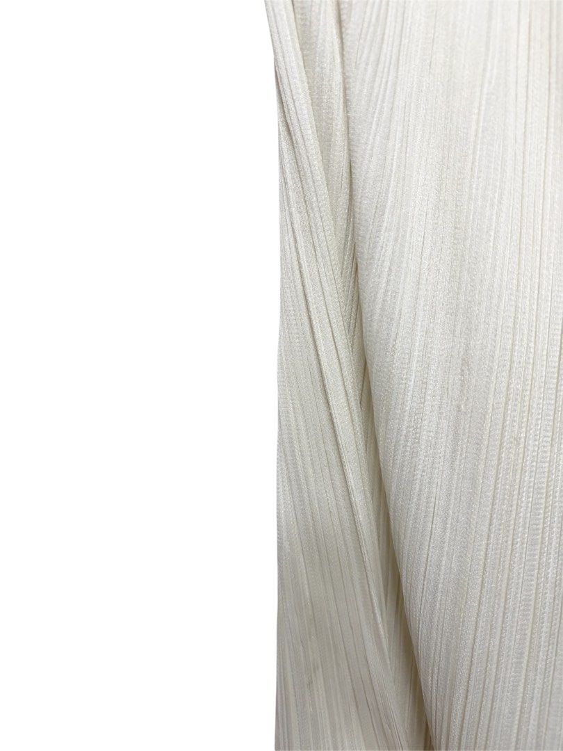 PLEATS PLEASE PP ISSEY MIYAKE 三宅 摺衣 皺褶 白色 長裙 3號 保證正品