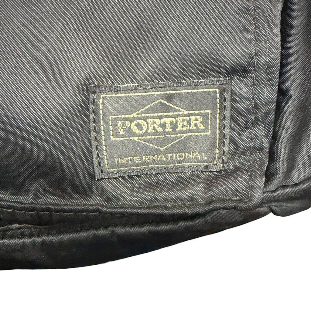PORTER INTERNATIONAL 黑色 尼龍 側背 肩背 斜背包