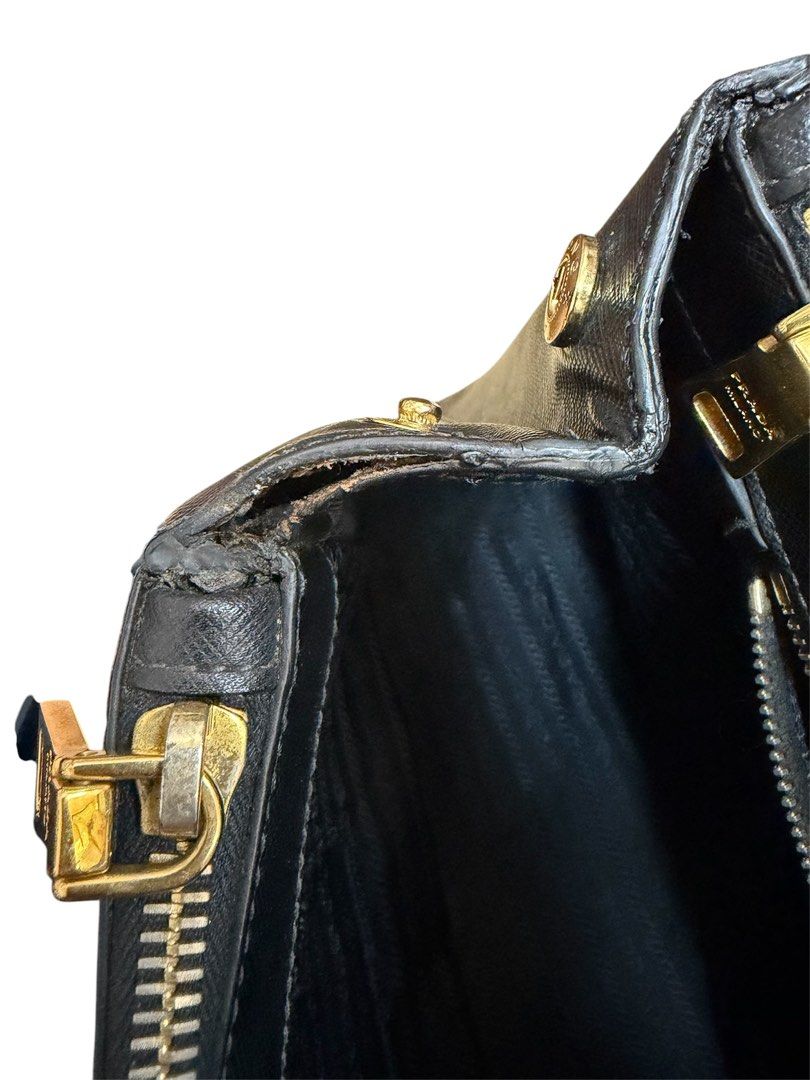 ⚠️ 請詳閱商品描述❗️ PRADA 黑色 防刮 手提 斜背包 保證正品