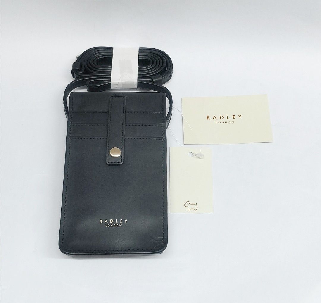 RADLEY 全新 卡夾 手機包 黑色 斜背包 小包 保證正品