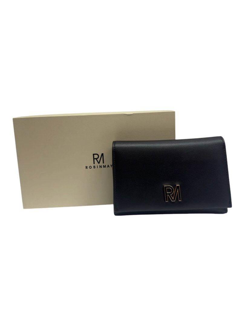 ROBINMAY 真皮 皮夾 中夾 鐵鍊 鍊帶