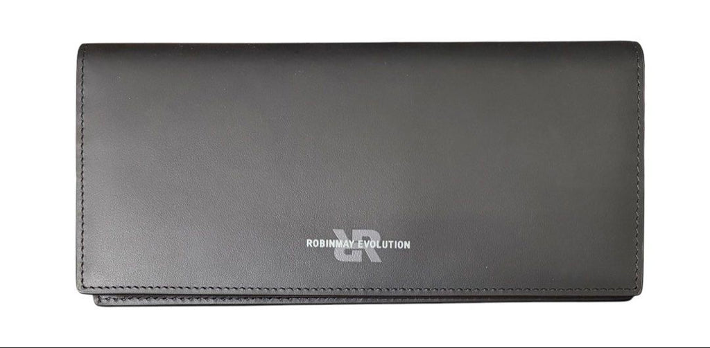 全新品❗️❗️❗️ROBINMAY EVOLUTION 黑色 真皮 掀蓋式 長夾 NT$1,680
