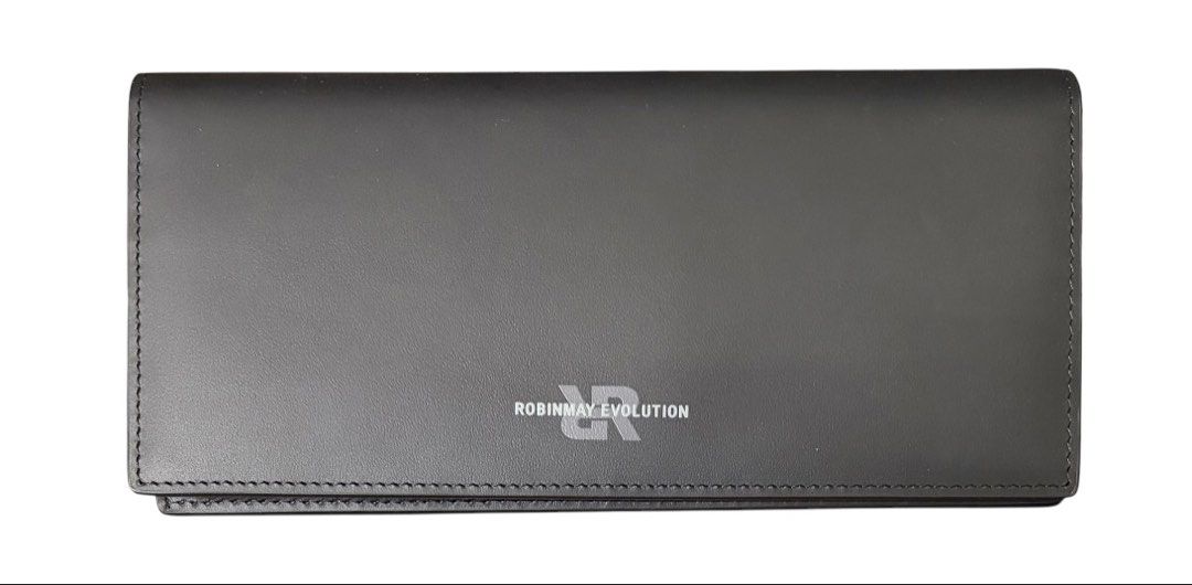 全新品❗️❗️❗️ROBINMAY EVOLUTION 黑色 真皮 掀蓋式 長夾 NT$1,680