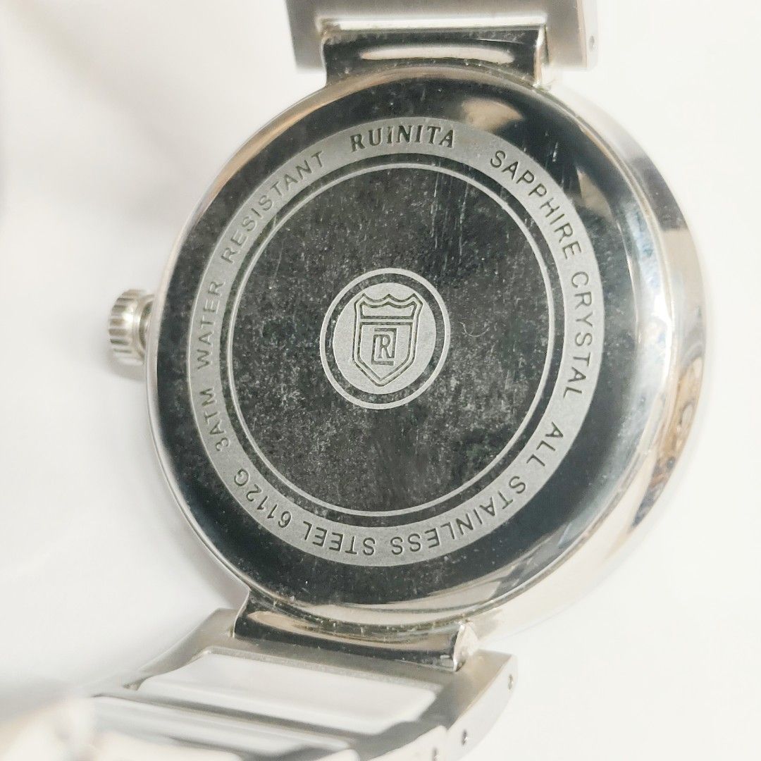 RUINITA 錶 手錶 白色 石英錶 保證正品