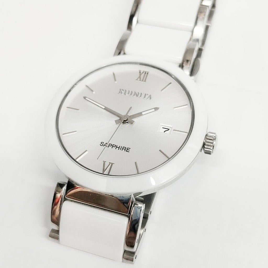 RUINITA 錶 手錶 白色 石英錶 保證正品