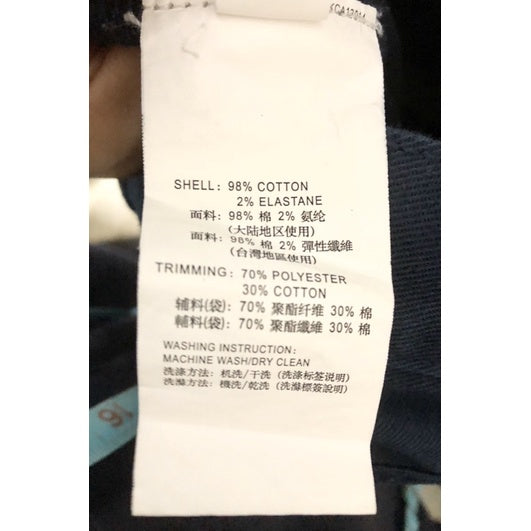 KENT AND CURWEN 深藍色 棉質 男生 長褲 M號