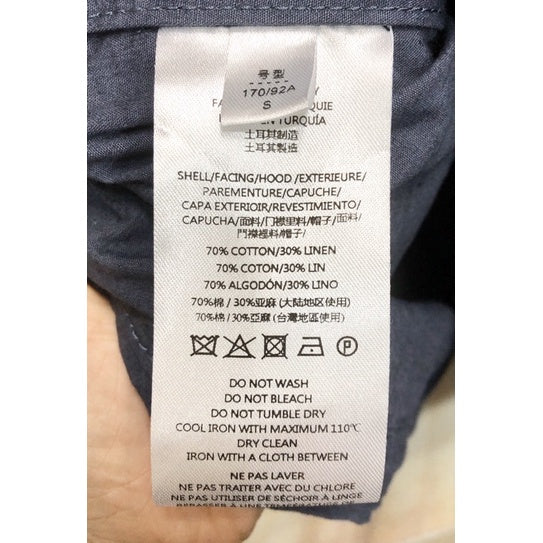KENT&CURWEN 薄款 風衣 外套 深藍色 S號 土耳其製