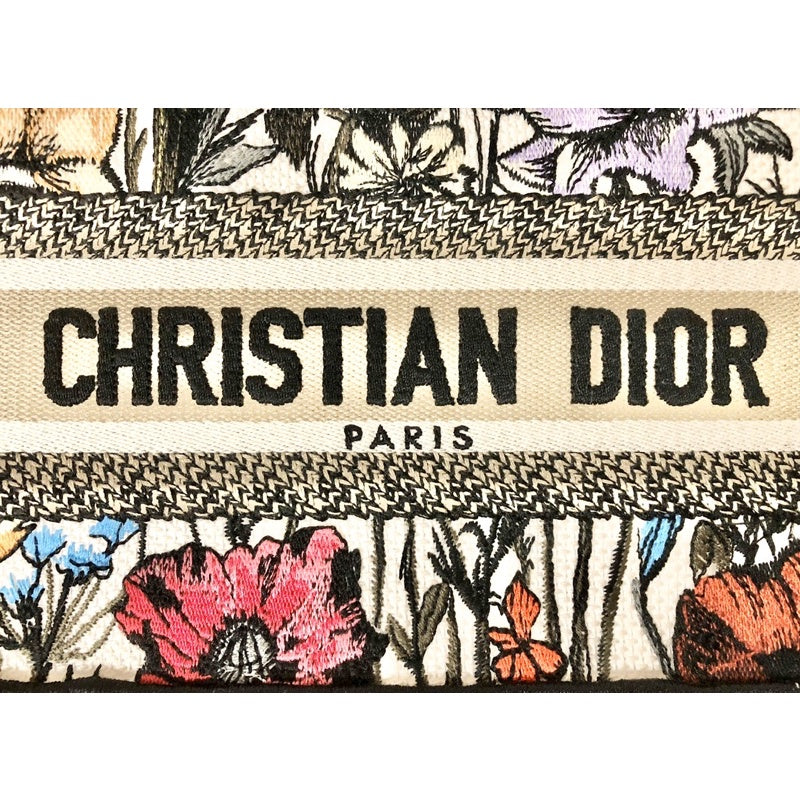 CHRISTIAN DIOR  MINI BOOK TOTE 刺繡 迷你 手拿包 有證書保證正品