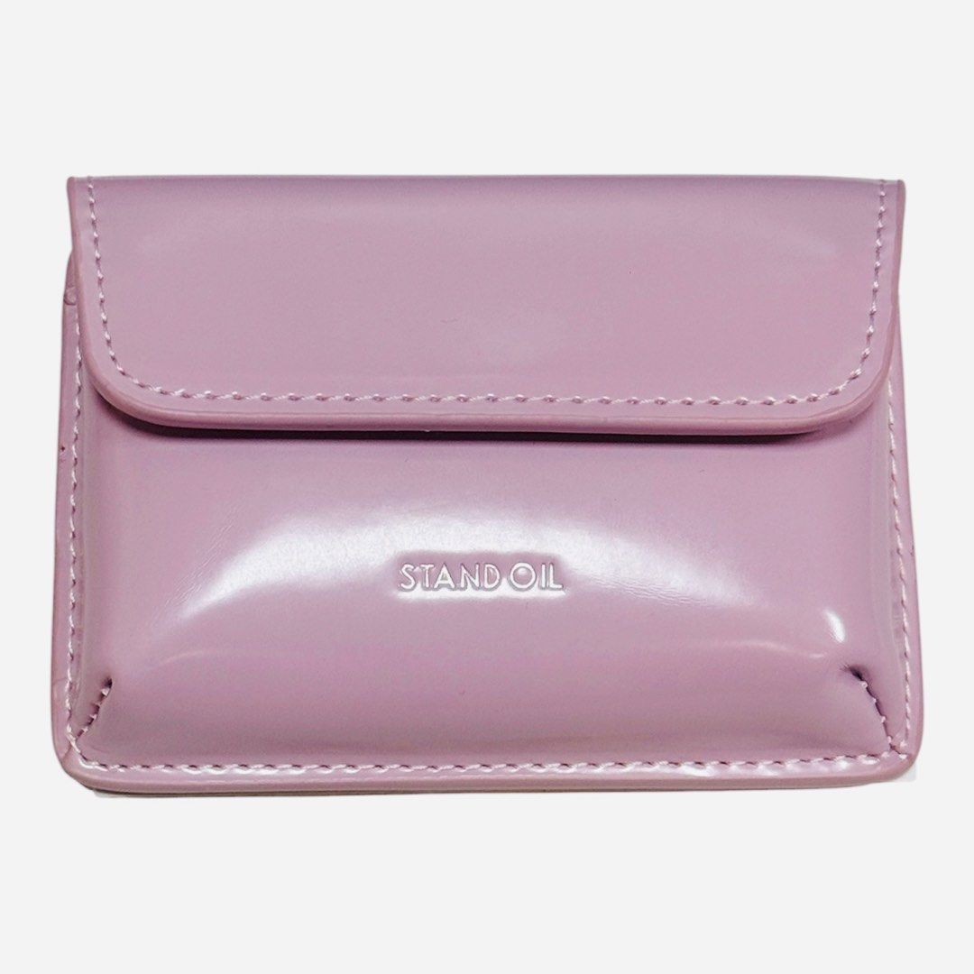 STAND OIL 帶鍊 小短夾 chubby wallet glossy 全新品
