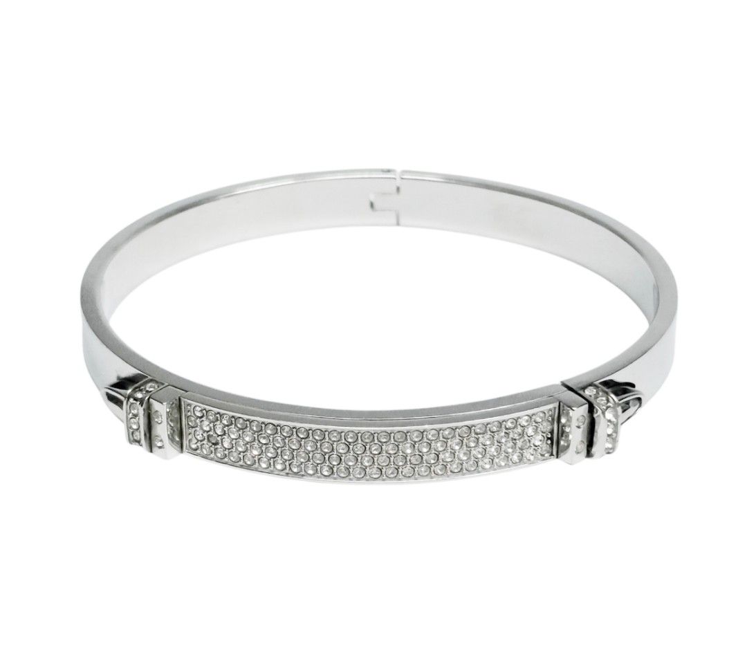SWAROVSKI 施華洛世奇 滿鑽 手環 銀色 保證正品
