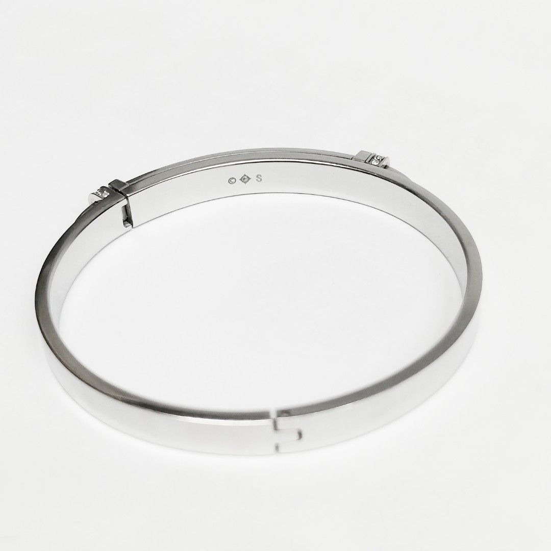 SWAROVSKI 施華洛世奇 滿鑽 手環 銀色 保證正品
