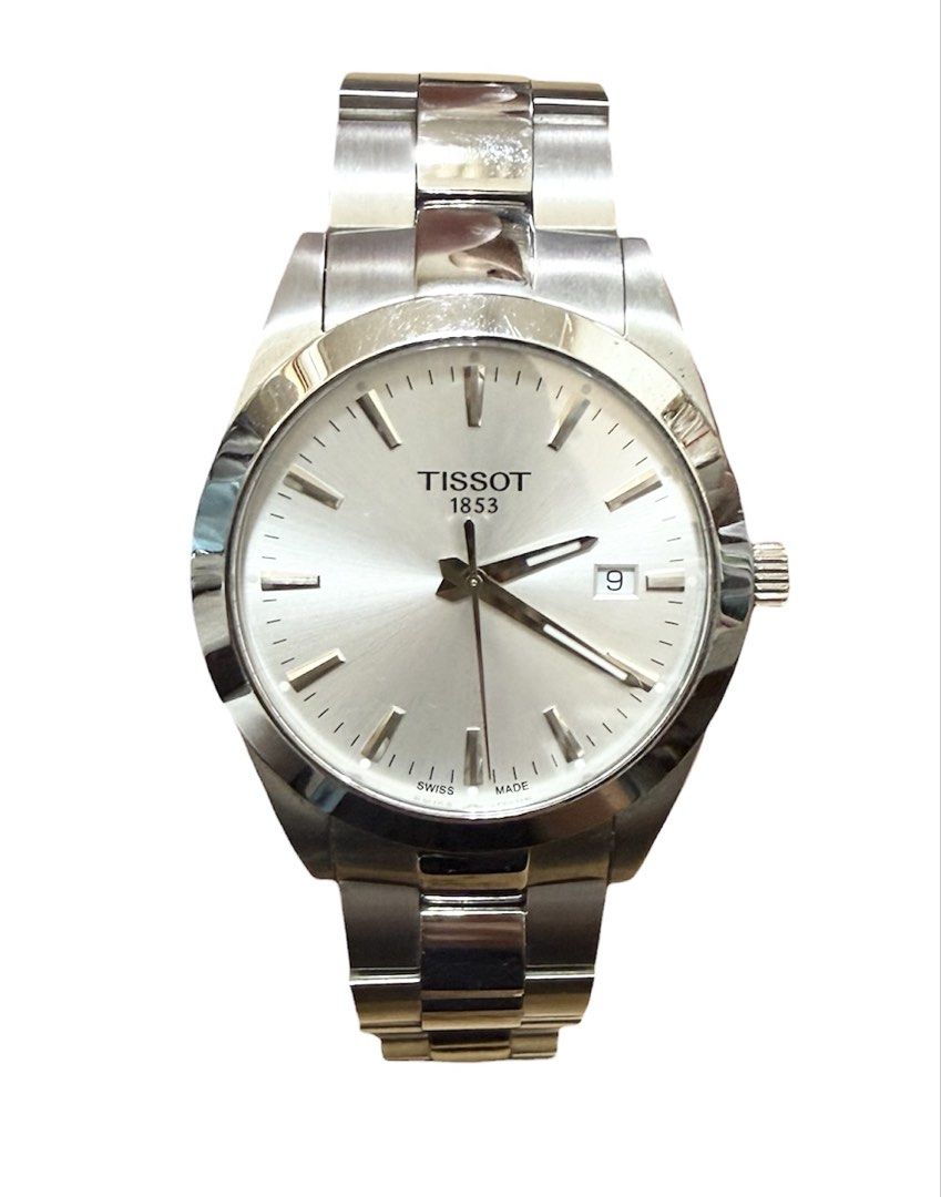 TISSOT 1853 不鏽鋼 鍊帶 男士 腕錶