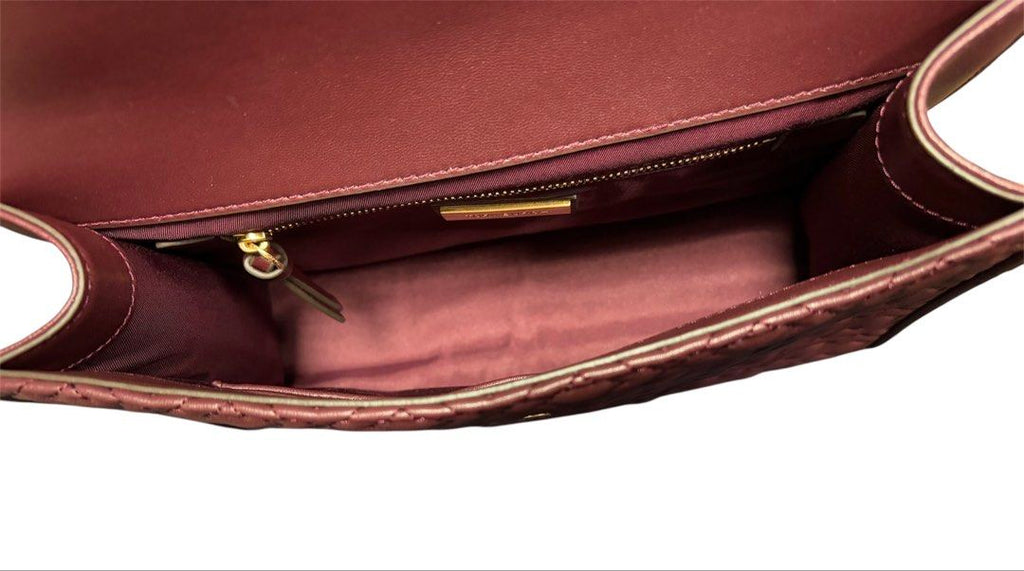 TORY BURCH 酒紅色 磁吸扣 鏈帶 包 保證正品