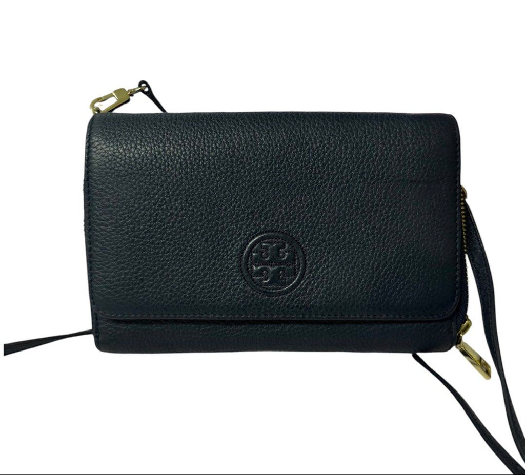 TORY BURCH 深藍 信封式 斜背包 WOC 保證100%真品