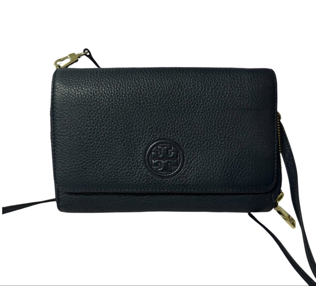 TORY BURCH 深藍 信封式 斜背包 WOC 保證100%真品