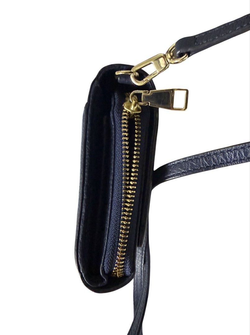 TORY BURCH 深藍 信封式 斜背包 WOC 保證100%真品