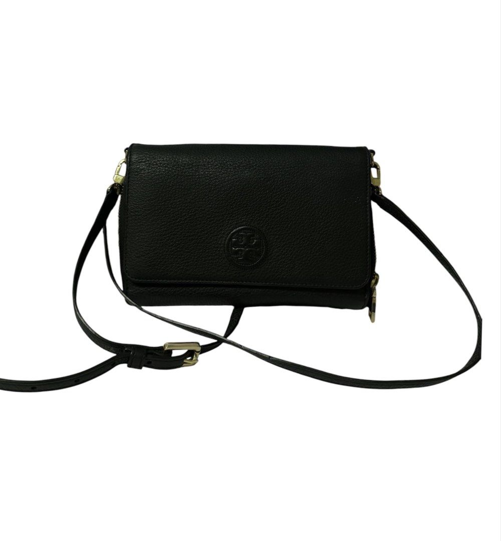 TORY BURCH 黑色 信封式 斜背包 WOC 保證100%真品