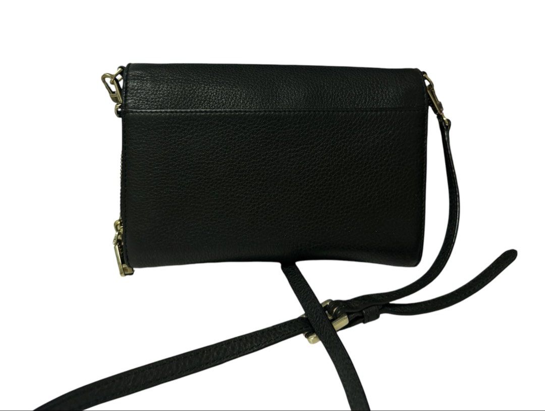 TORY BURCH 黑色 信封式 斜背包 WOC 保證100%真品