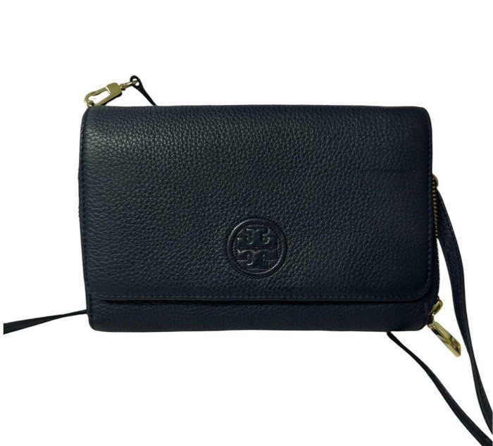 TORY BURCH 深藍 信封式 斜背包 WOC 保證100%真品