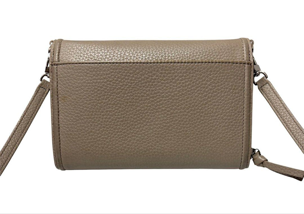 &nbsp;TORY BURCH 灰色 WOC 斜背包 保證正品