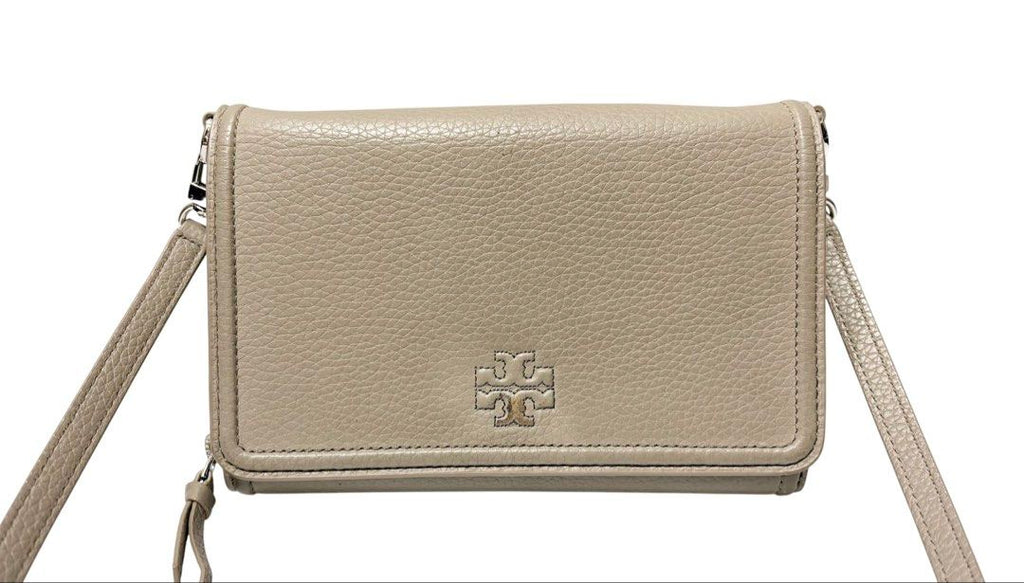 &nbsp;TORY BURCH 灰色 WOC 斜背包 保證正品